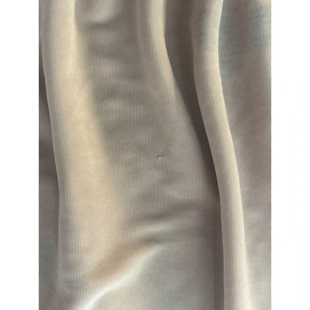 Vassarette A-Line Skirt Women's Large Sand 100% Polyester Elastic Waist Pull On